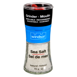 Windsor Sel de mer moulin 70 g, 6,41 $/100g