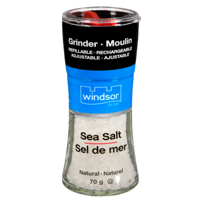 Windsor Sel de mer moulin 70 g, 5,71 $/100g