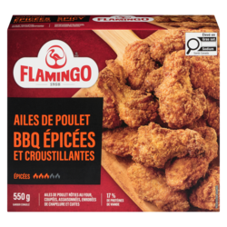 Flamingo Ailes de poulet bbq épicées et croustillantes 550 g, 2,00 $/100g
