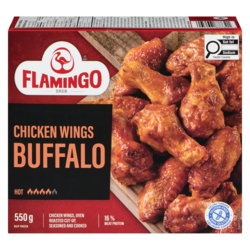 Flamingo Buffalo Chicken Wings 550 g, $3.09/100g