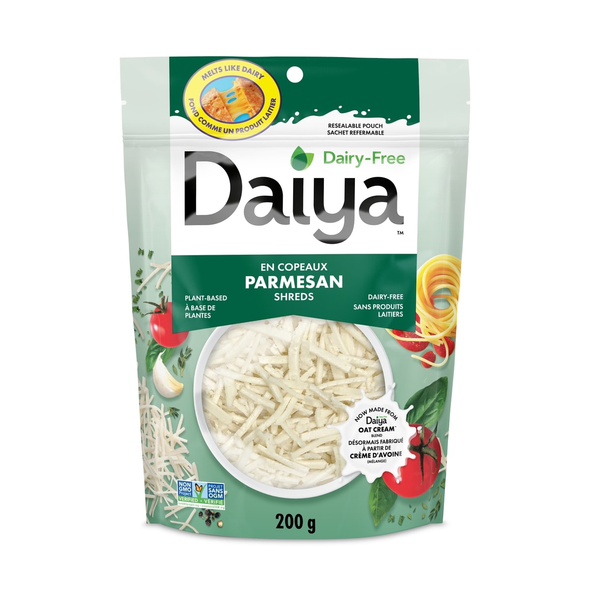 Daiya Dairy Free Parmesan Cheese Shreds 200 g, $3.00/100g