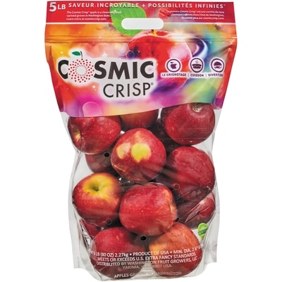 null Apple Cosmic Crisp (5lb Bag) 2.27 ea, $8.50/1ea