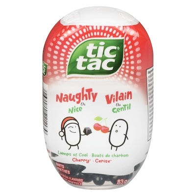 Tic Tac Naughty Or Nice Mints Lumps Of Coal Cherry 83 g, $6.61/100g
