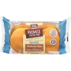 Promise Gluten Free Pains à hamburger authentique brioche 260 g, 3,08 $/100g