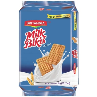 Britannia Milk Bikies Biscuits 1000 g, $0.78/100g