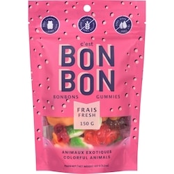 Bon Bon ANIMAUX EXOTIQUES 150 g, 3,00 $/100g