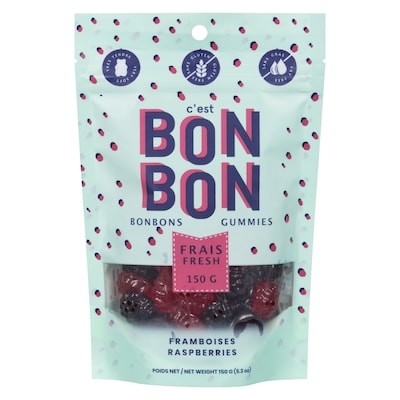 Bon Bon FRAMBOISES 150 g, 3,00 $/100g