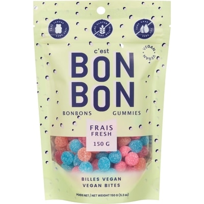 Bon Bon BILLES VEGAN 150 g, 3,67 $/100g