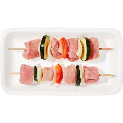 null Brochettes de porc nature (emballage de 2) 22,02 $/1kg 9,99 $/1lb