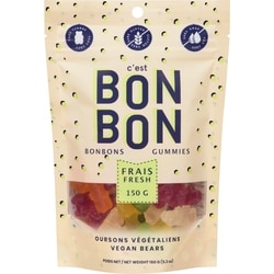Bon Bon OURSONS VEGAN 150 g, 3,67 $/100g