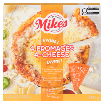 Mikes Pizza 4 fromages 740 g, 1,49 $/100g