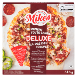 Mikes Pizza deluxe 845 g, 1,48 $/100g