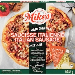 Mikes Pizza saucisse italienne 830 g, 1,38 $/100g