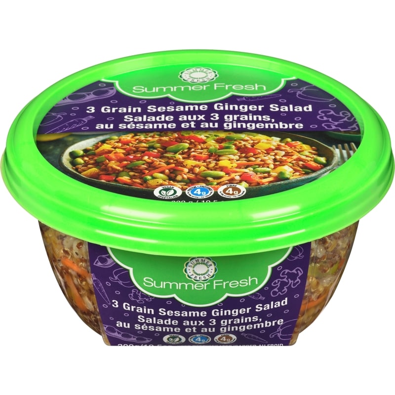 3 Grain Sesame Ginger Salad