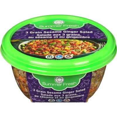 Summer Fresh Salade aux 3 grains, au sésame et au gingembre 300 g, 1,50 $/100g