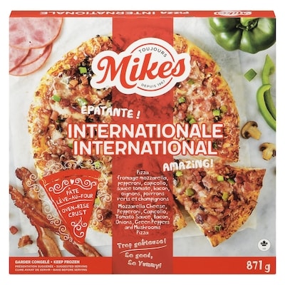 Mikes Pizza International 871 g, $1.38/100g
