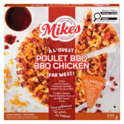 Mikes Pizza Bbq Chicken 777 g, $1.61/100g