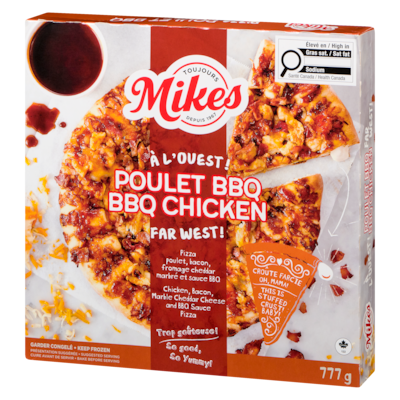 Pizza poulet bbq