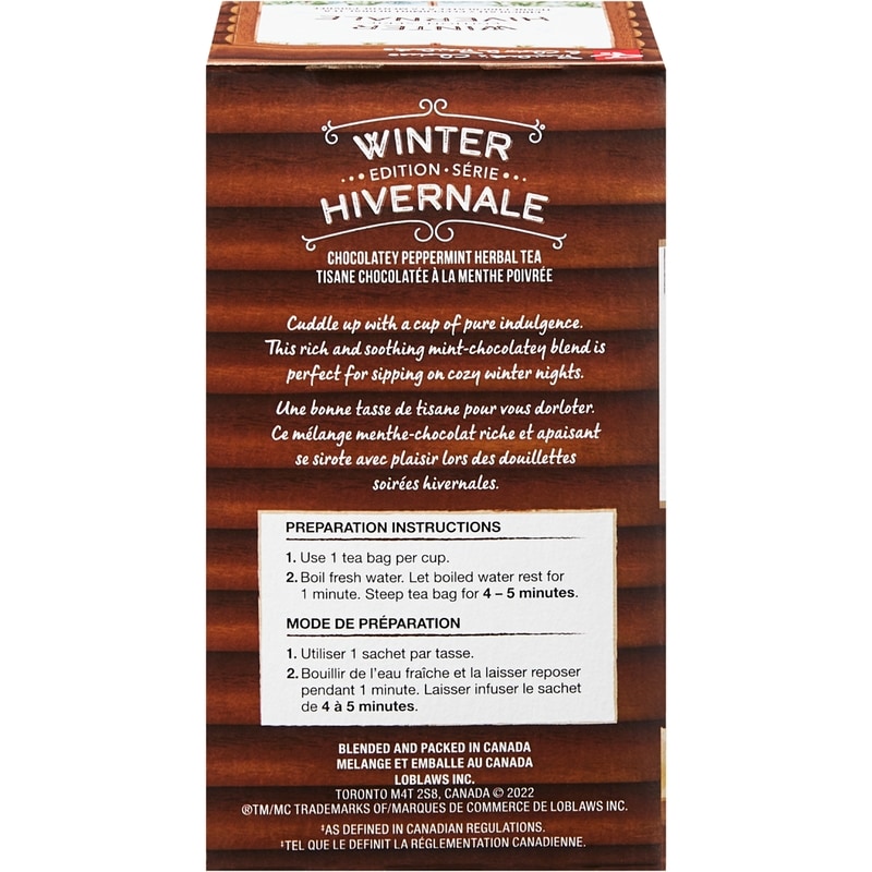 Chocolatey Peppermint Herbal Tea