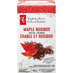 President's Choice Maple Rooibos Red Tea 20 ea, $0.25/1ea