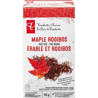 President's Choice Maple Rooibos Red Tea 20 ea, $0.25/1ea