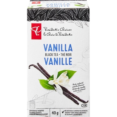 President's Choice Vanilla Black Tea 20 ea, $0.15/1ea