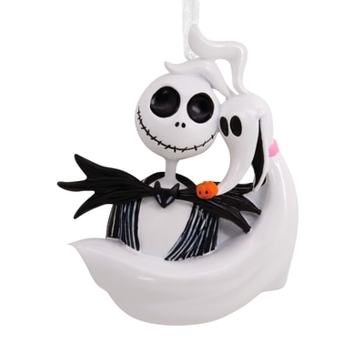 Hallmark Christmas Ornament (Disney Tim Burton's The Nightmare Before Christmas Jack Skellington and Zero) 1 ea, $13.00/1ea
