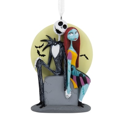 Hallmark Ornement Bas Relief Jack Skellington and Sally on Tombstone 1 ea, 13,00 $/1ch