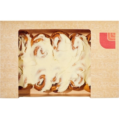 null Cinnamon Buns with Cream Cheese Icing, 10 Pack 960 g, $0.68/100g