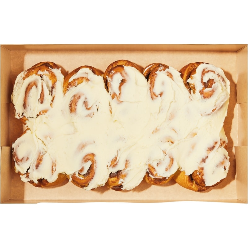 Cinnamon Buns with Cream Cheese Icing, 10 Pack