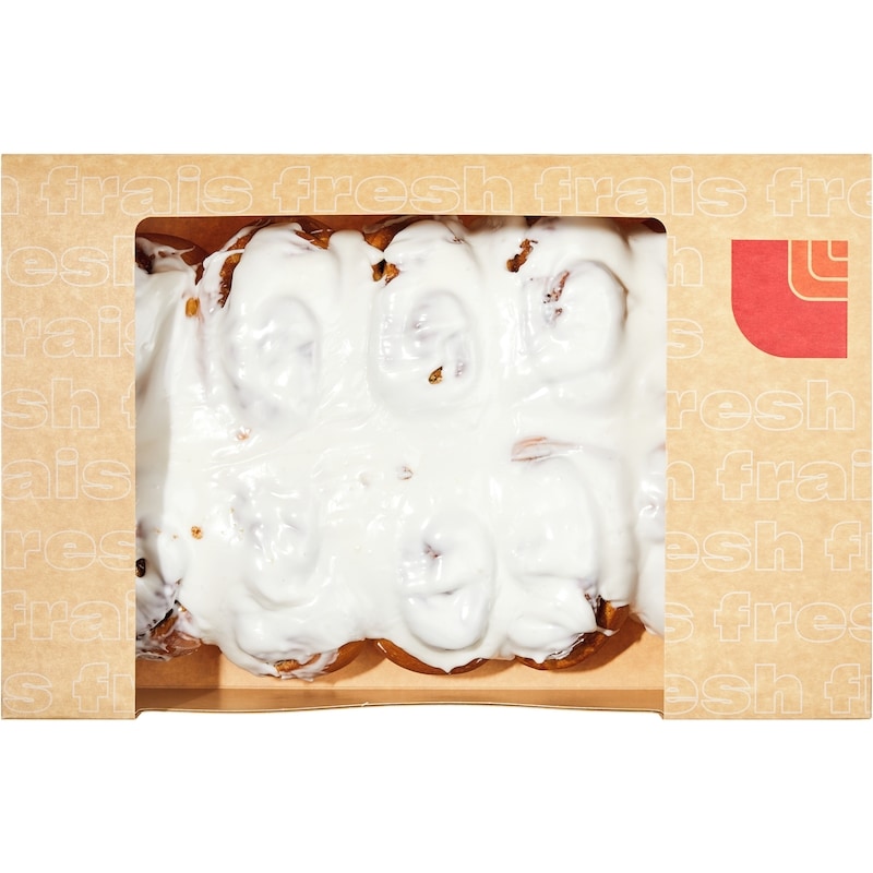Cinnamon Buns with Danish Icing, 10 Pack