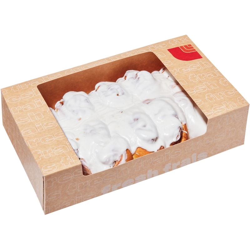 Cinnamon Buns with Danish Icing, 10 Pack