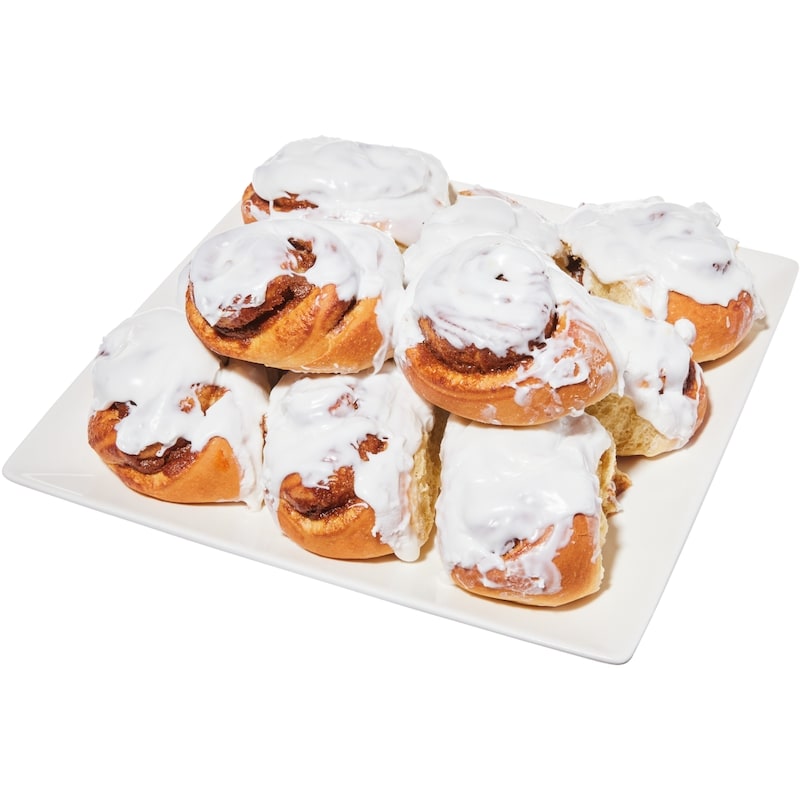 Cinnamon Buns with Danish Icing, 10 Pack