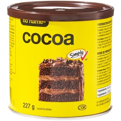 No Name Cocoa Powder 227 g, $3.08/100g