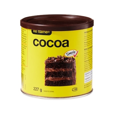 No Name Cocoa Powder 227 g, $1.89/100g
