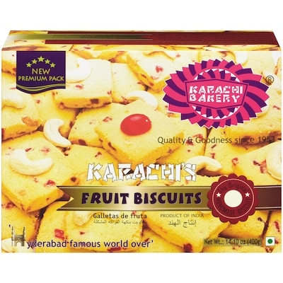 Karachi Bakery Le fruit les biscuits 400 g, 1,50 $/100g