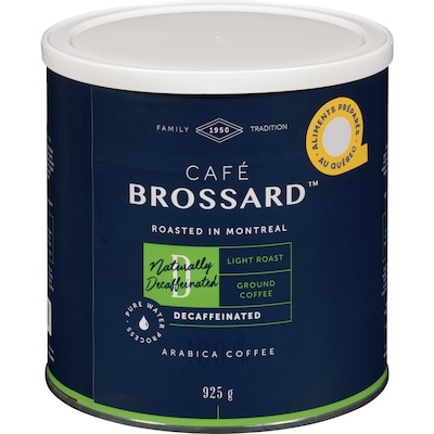 Cafe Brossard Ground Coffee Naturally Decaffeinated Light Roast 925 g, $2.38/100g