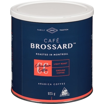 Cafe Brossard Ground Coffee Colombian Coffee Light Roast 925 g, $2.38/100g