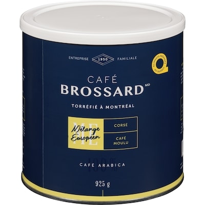 Cafe Brossard Café moulu mélange européen corsé 925 g, 2,38 $/100g