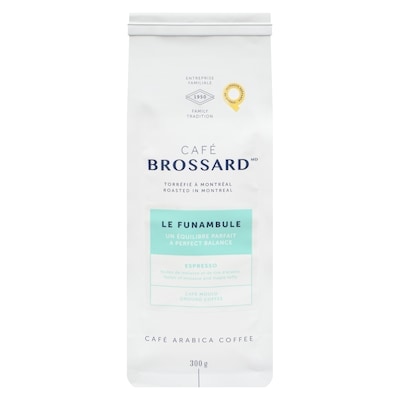 Cafe Brossard Café arabica le funambule espresso café moulu 300 g, 3,50 $/100g