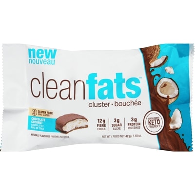 NutraPhase Clean fats bouchée chocolat et noix de coco 42 g, 9,02 $/100g