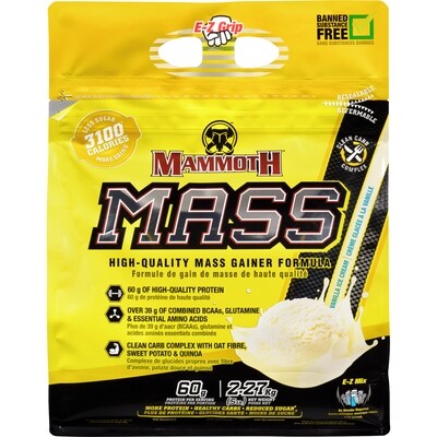 True North Mass formule de gain de masse de haute qualité crème glacée à la vanille 1 ea, 47,99 $/1ch