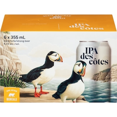 Boréale Bière forte ipa des côtes (Pièce d’identité requise au moment du ramassage) 6x355.0 ml, 0,47 $/100ml