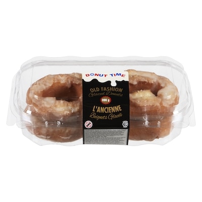 Donut Time Old Fashion Glazed Donuts 390 g, $1.03/100g