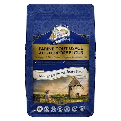 L Angelique Farine tout usage mélange la merveilleuse 1 kg, 1,25 $/100g