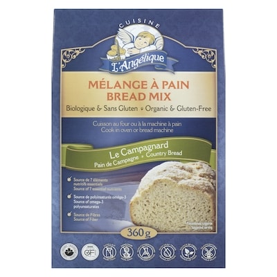 L Angelique  Mélange à pain "le campagnard" 360 g, 2,36 $/100g