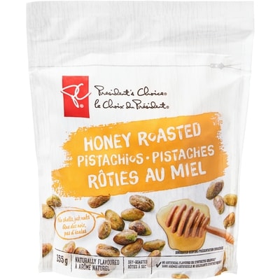 President's Choice Honey Roasted Pistachio 155 g, $7.10/100g
