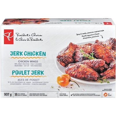 le Choix du Président Ailes de poulet jerk 907 g, 1,98 $/100g