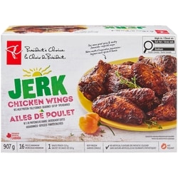 le Choix du Président Ailes de poulet jerk 907 g, 1,87 $/100g