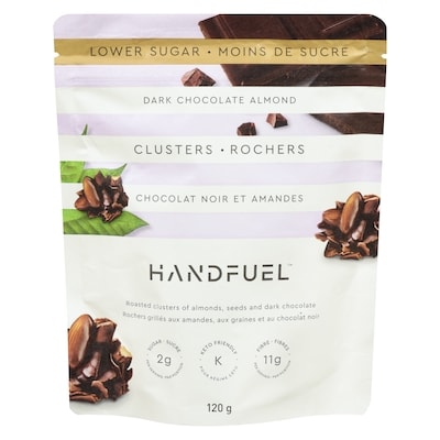Handfuel Grappe de chocolat aux amandes 120 g, 5,00 $/100g